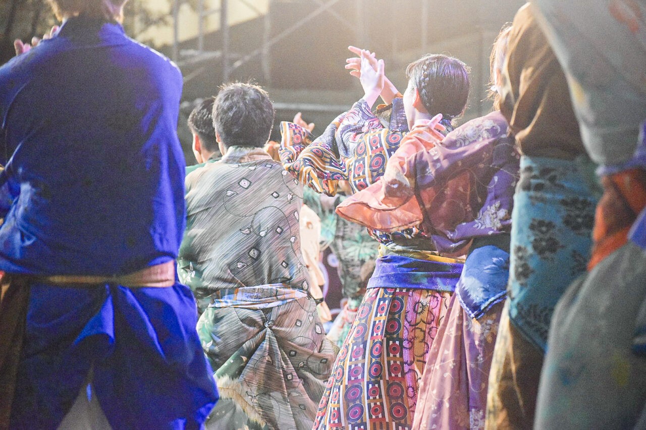 おどりびと 練習の様子